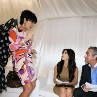 Kim Kardashian and Kris Jenner at the press conference for the launch of Millions Of Milkshakes | Picture 101709